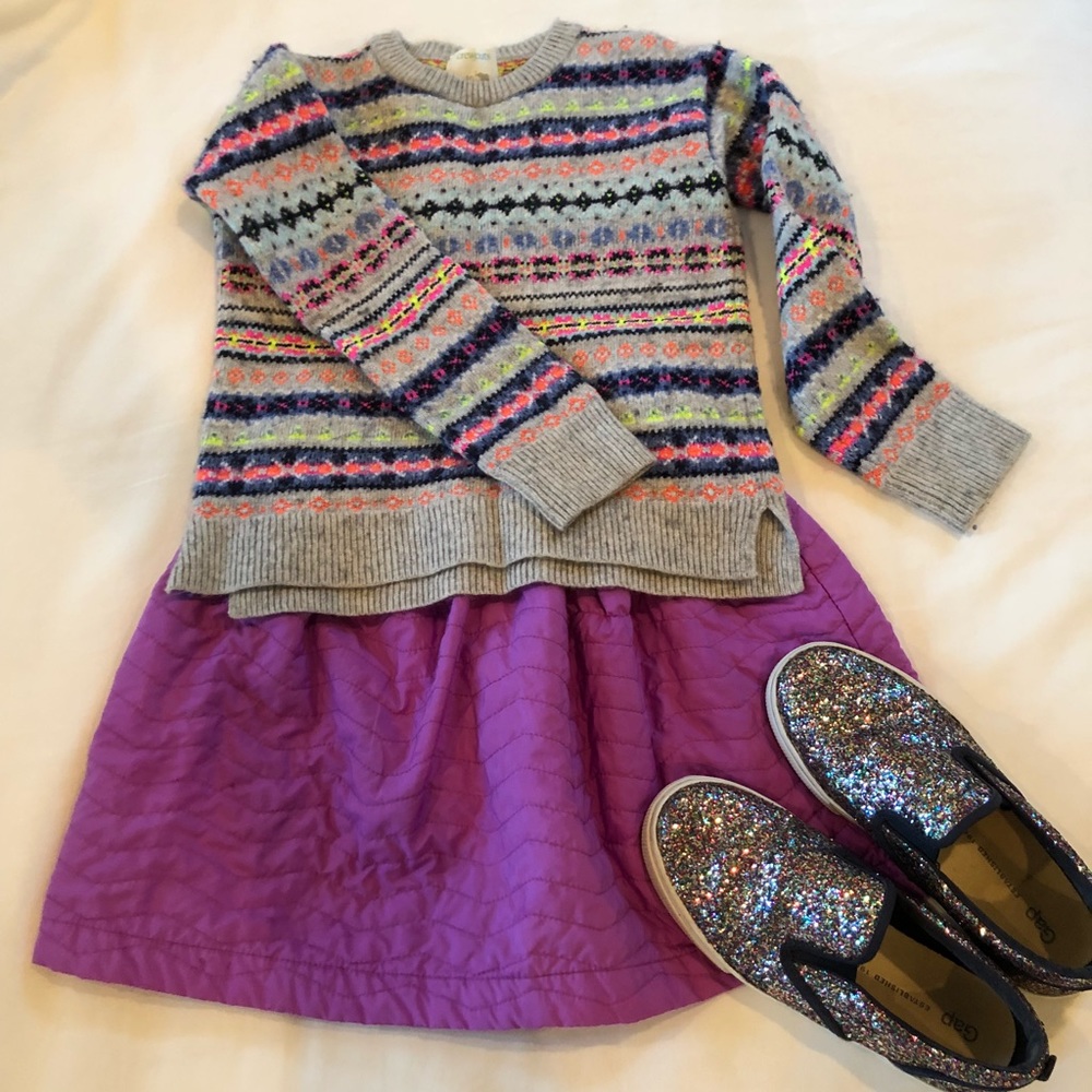 Purple skirt Crewcuts 8